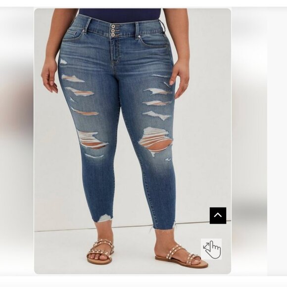 torrid Denim - Torrid 28R Super Soft Jegging Medium Wash